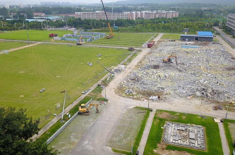 江苏俱乐部训练基地被拆除