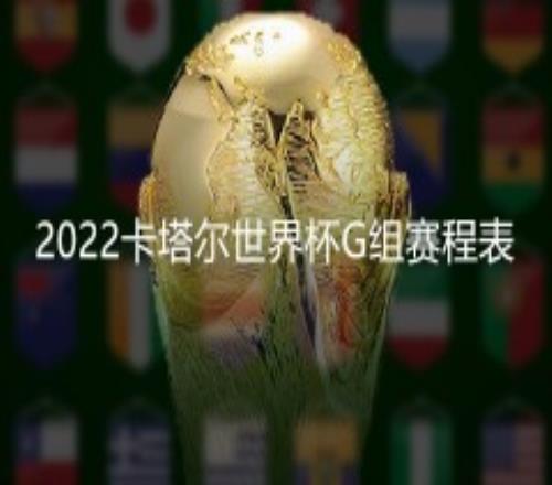 2022卡塔尔世界杯G组赛程表