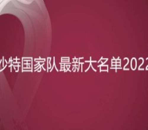 沙特国家队最新大名单2022世界杯