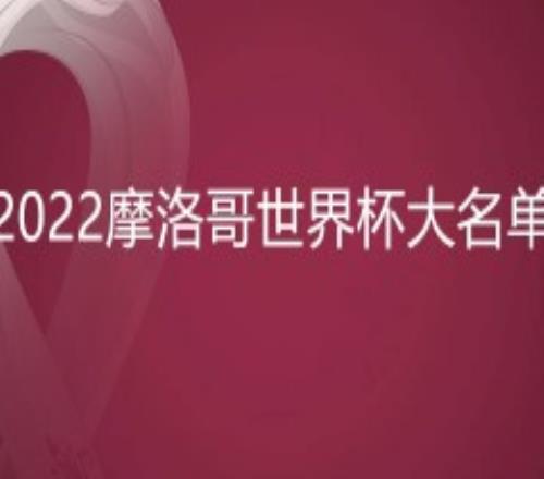 2022摩洛哥国家队世界杯大名单