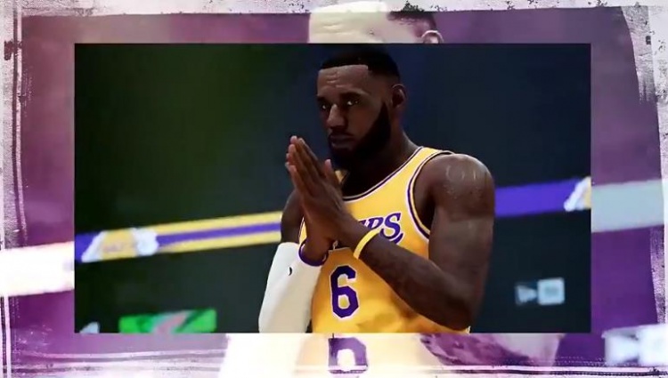 湖人全14人NBA2K22数值：詹姆斯96浓眉93威少86甜瓜78