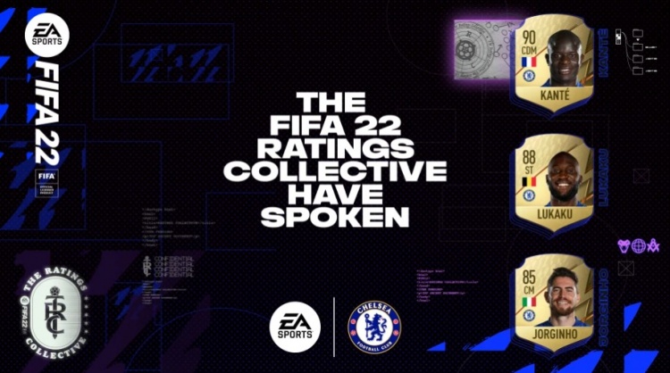 FIFA22切尔西球员评分：坎特90分居首，卢卡库88分次之