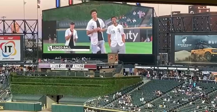 联动一手！公牛新援郎佐-鲍尔为MLB芝加哥白袜队开球