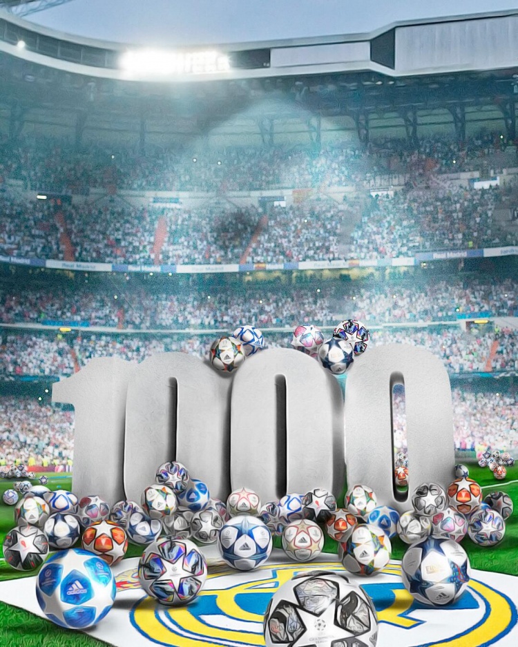 独一档！本泽马打入皇马欧冠第1000球，欧冠历史首队！