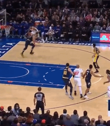 张镇麟NBA版!托平底线突破空中折叠闪躲暴扣