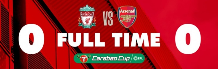 利物浦0-0阿森纳全场数据：射门17-3，射正1-1