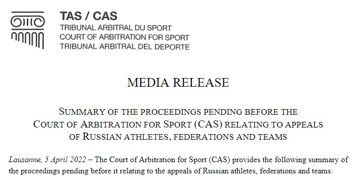 官方：俄罗斯足协撤回对禁赛上诉，彻底无缘2022年世界杯