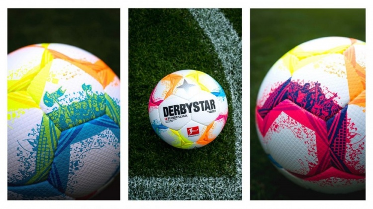 官方：22/23赛季德甲比赛用球发布，引入球迷剪影为图案