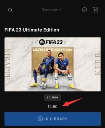 谁说站在光里的才算英雄？Epic印度临时工出错 《FIFA23》仅卖4毛