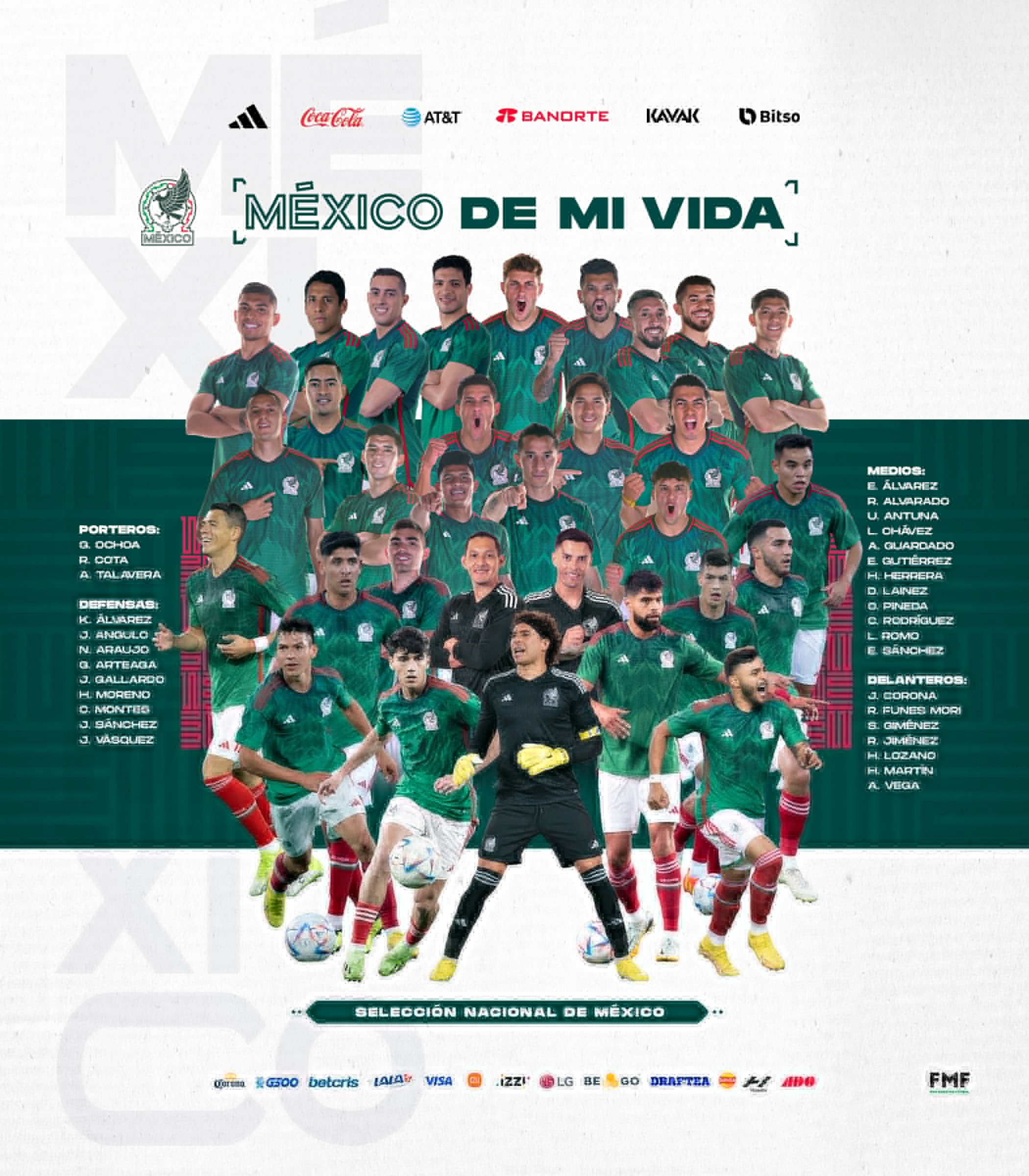 墨西哥世界杯31人初选大名单：奥乔亚领衔，希门尼斯、洛萨诺在列