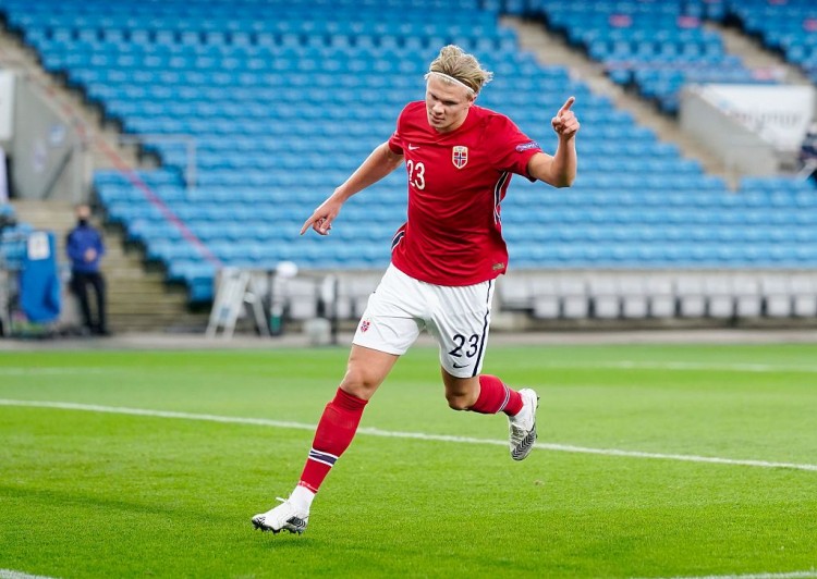6球1助攻，哈兰德直接参与了挪威本届欧国联全部7粒进球