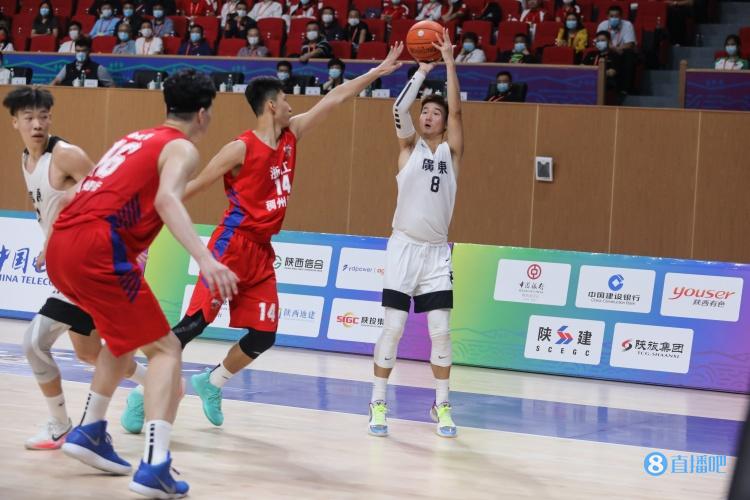 后起之秀！全运会U19男篮决赛 广东队小将孙浩钦爆砍43分5板6断